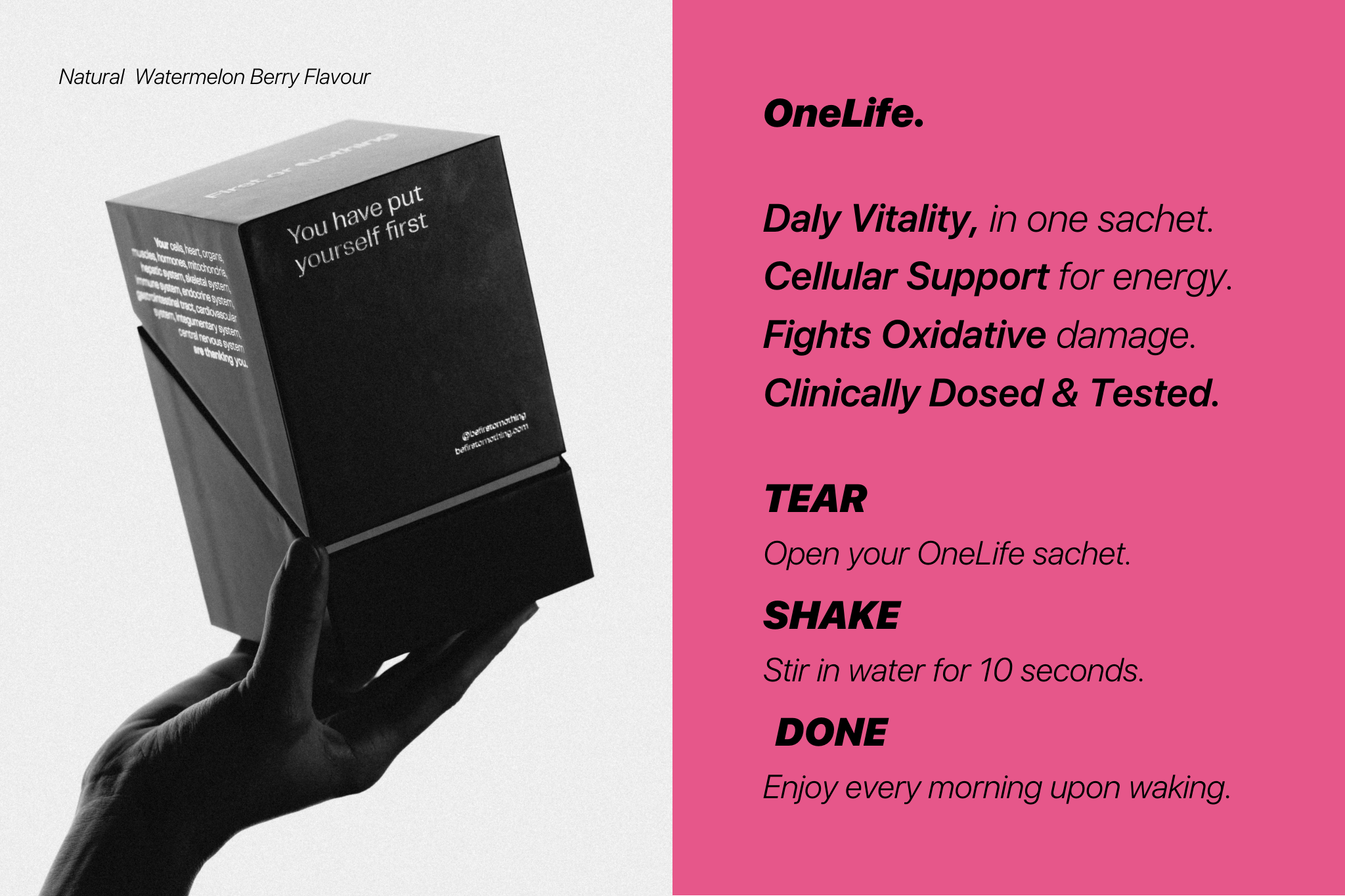 OneLife: Daily Longevity, Electrolytes + Cognitive Blend