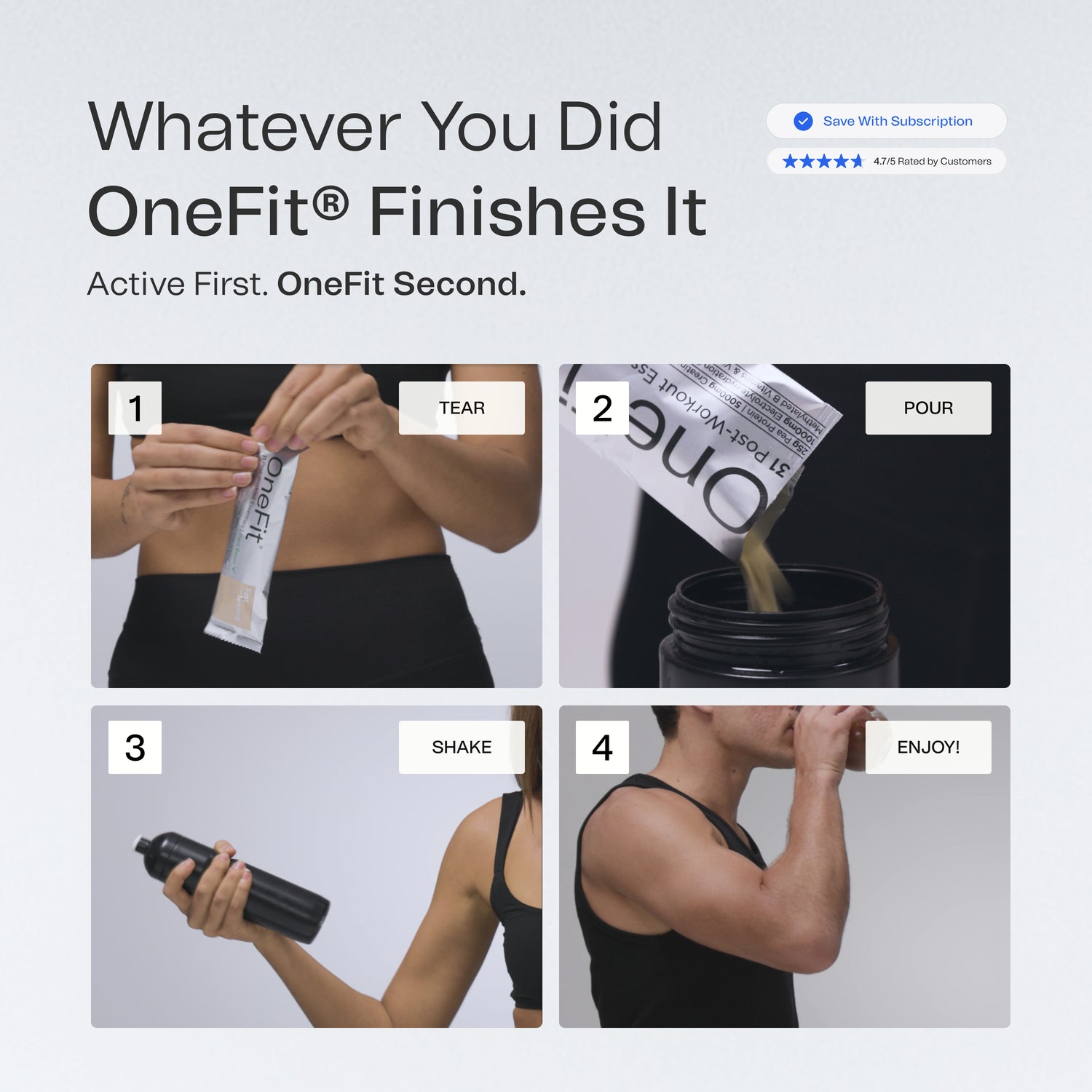 OneFit Plant-based: Sachets