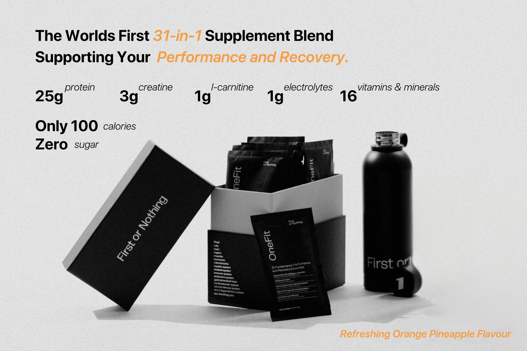 OneFit: Daily Performance, Recovery + Hydration